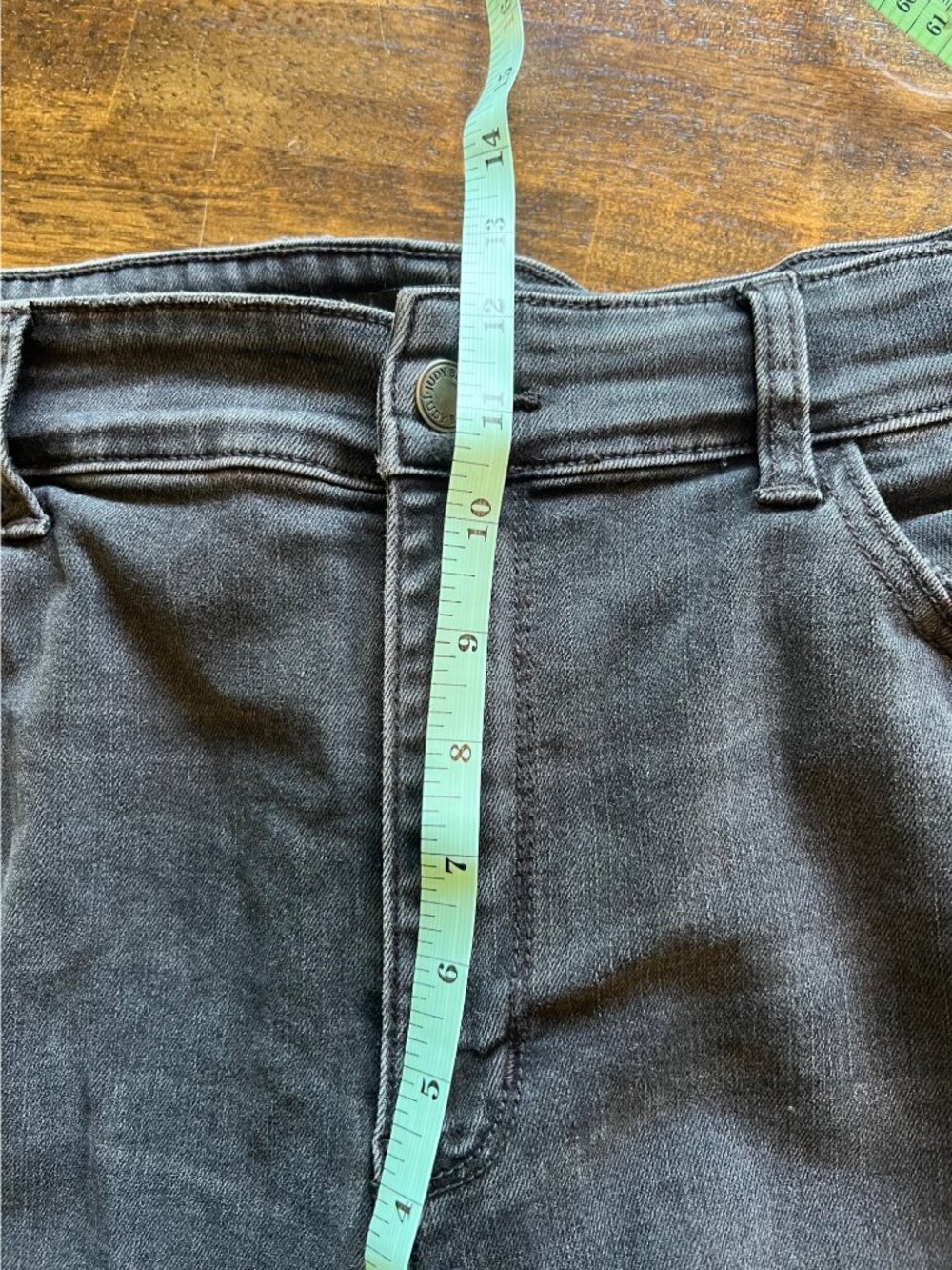Judy Blue Skinny Fit Distressed Jeans Buffalo Check Flannel Lined 22W Plus Size - Picture 10 of 12